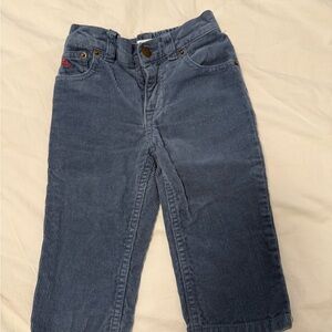 Ralph Lauren Kids Blue Corduroy Pants